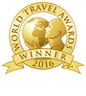 Logo of World travel awards winner at Nairobi Serena Hotel